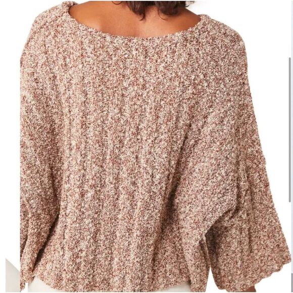 Free People Good Day Pullover Oversized Chunky Knit Sweater - Women’s US LG - Picture 5 of 10